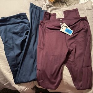 American Tall Leggings- Blue and Burgundy Color’s